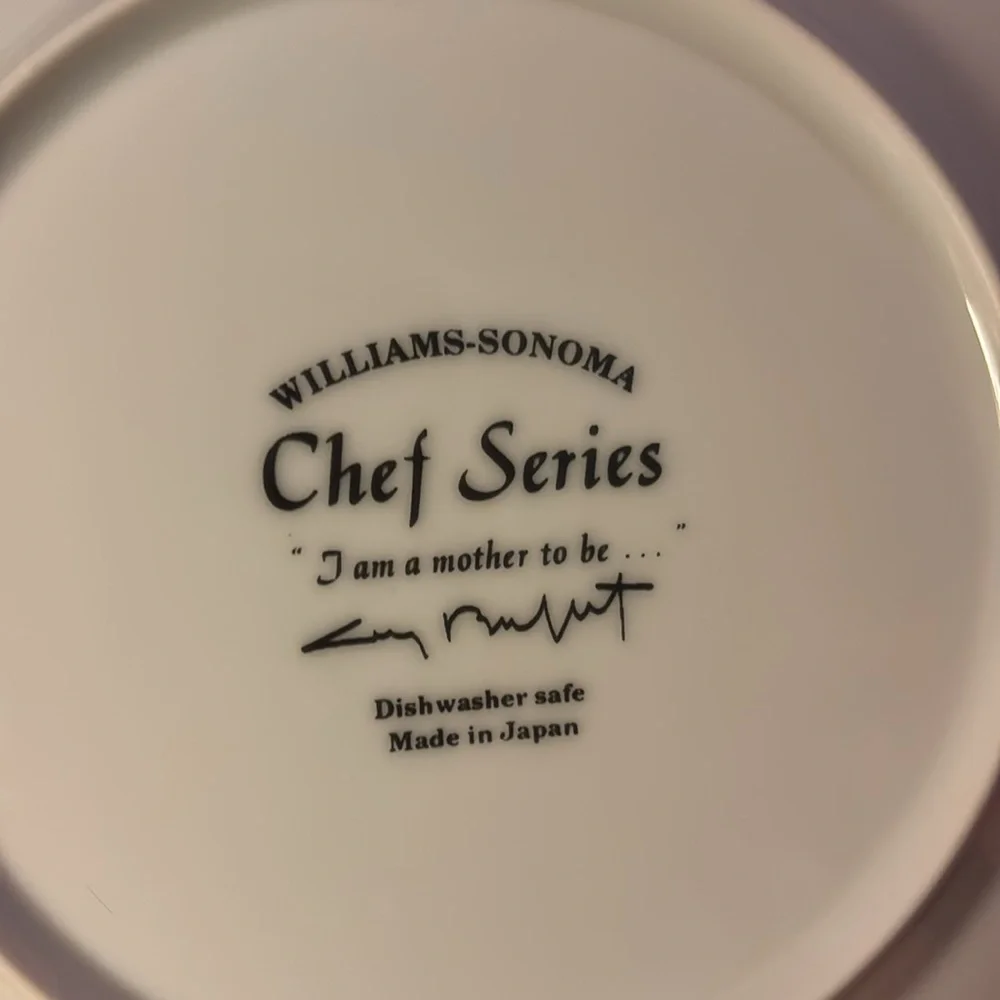 Williams Sonoma Chef Series 7 7/8 salad/dessert Plate. Set of 6.